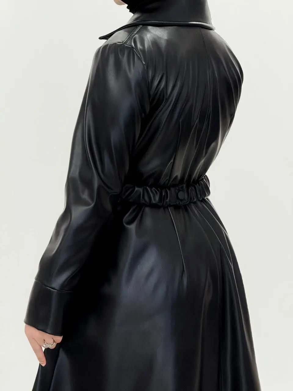 3692-پالتو چرم ژاکلین